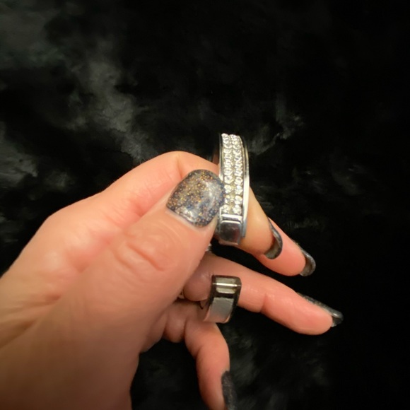 Swarovski Bangle Bracelet STUNNING SILVER - Picture 8 of 8